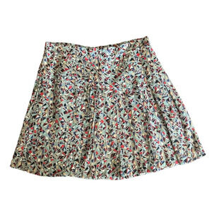 BCBGeneration Multi Color Pleated With Pockets Skater Size 6 Skirt